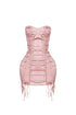 Sephora Satin Lace Up Mini Dress